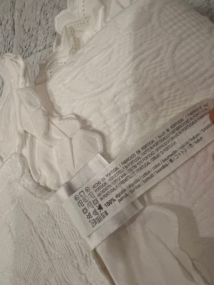 ザラホーム ZARA  刺繍 レース ベットカバー　枕カバー　セット