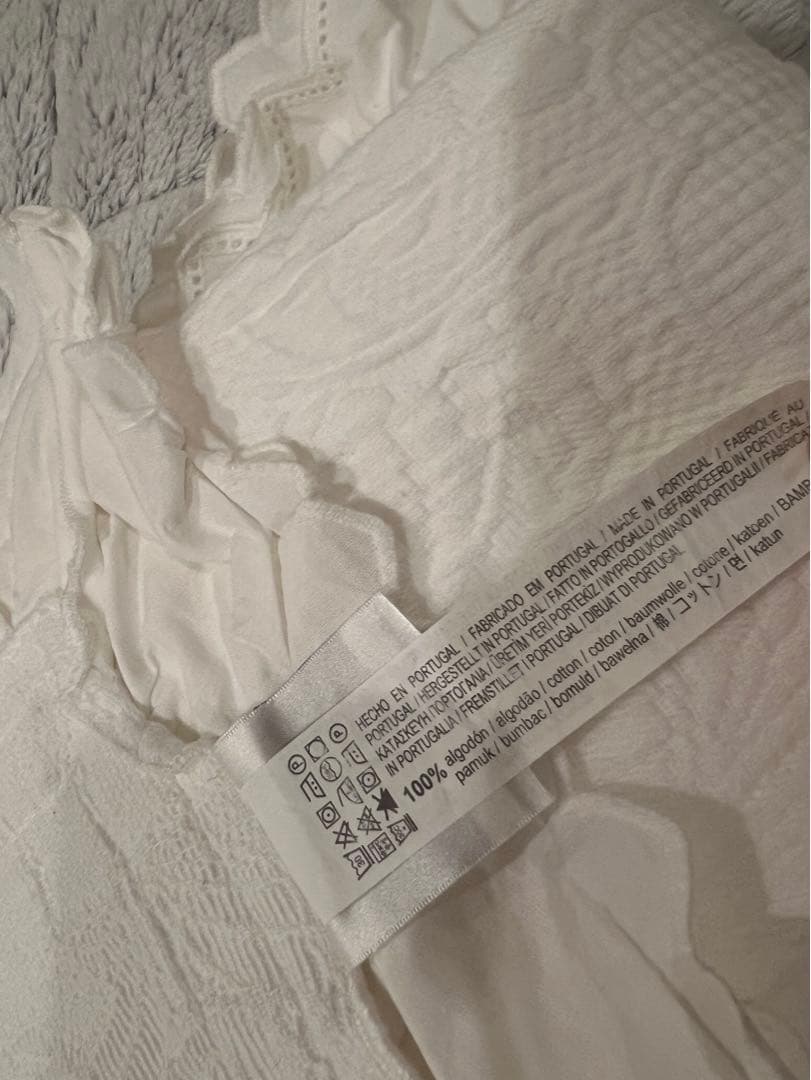 ザラホーム ZARA  刺繍 レース ベットカバー　枕カバー　セット