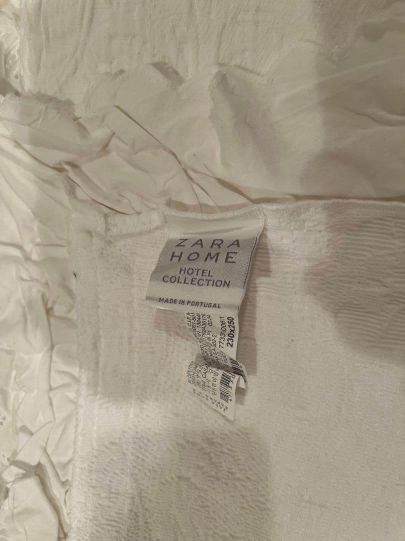 ザラホーム ZARA  刺繍 レース ベットカバー　枕カバー　セット