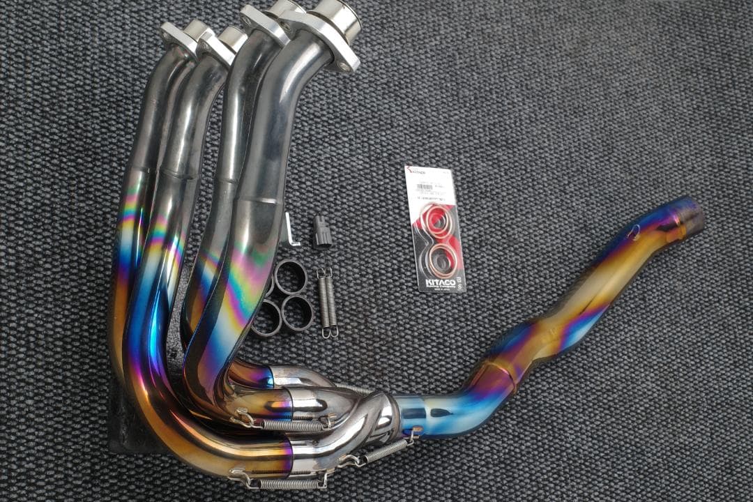 ZZR1400 ZX14R ノジマ チタン マフラー エキパイ 60.5