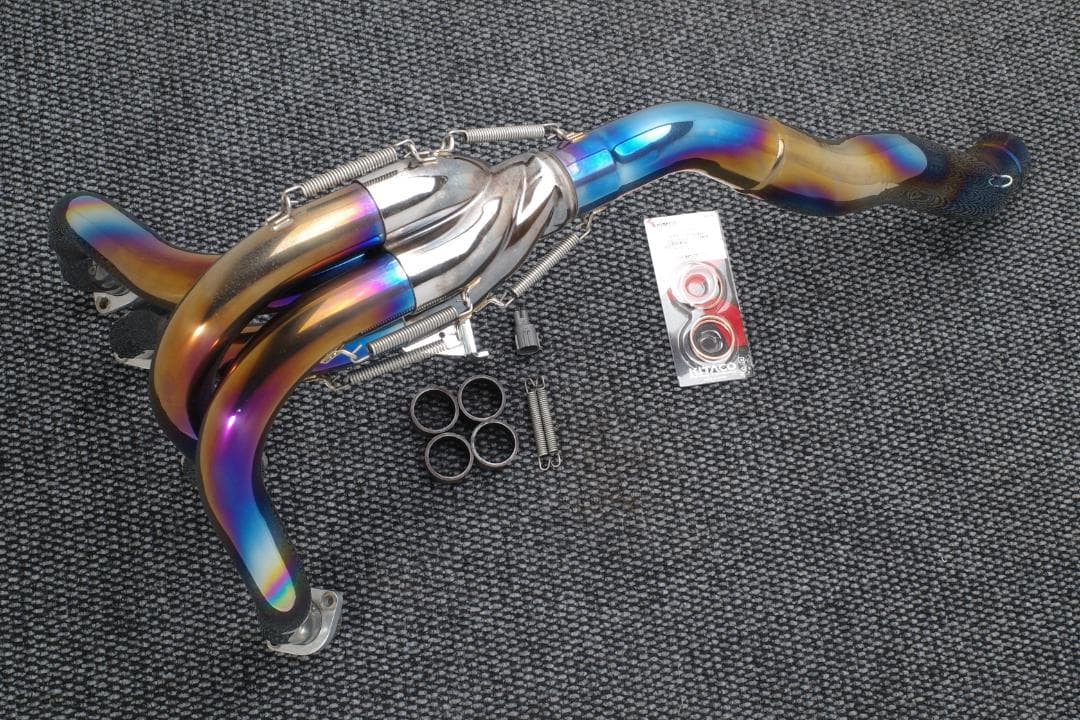 ZZR1400 ZX14R ノジマ チタン マフラー エキパイ 60.5