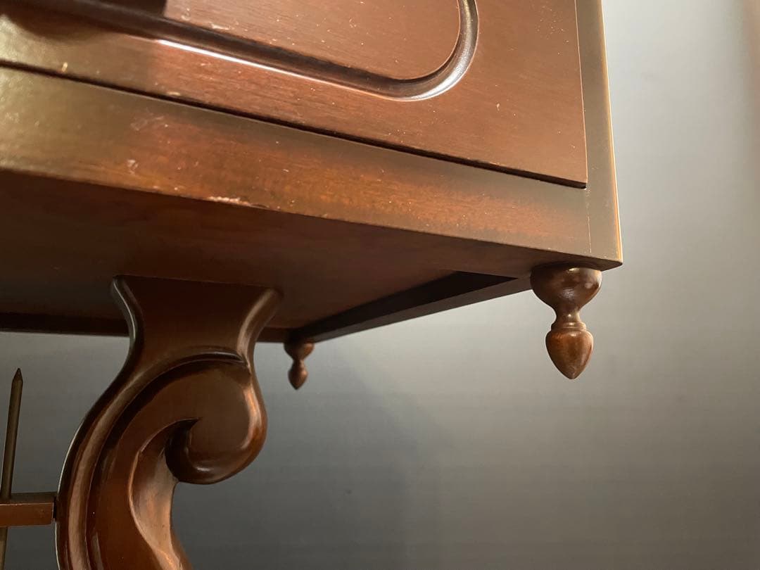 イタリア製　大理石　ハープ　サイドテーブル