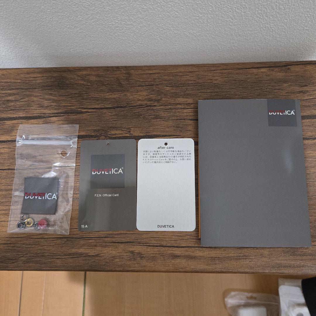 DUVETICA　フード付きダウンベスト　42　Gray　ギャランティカード付