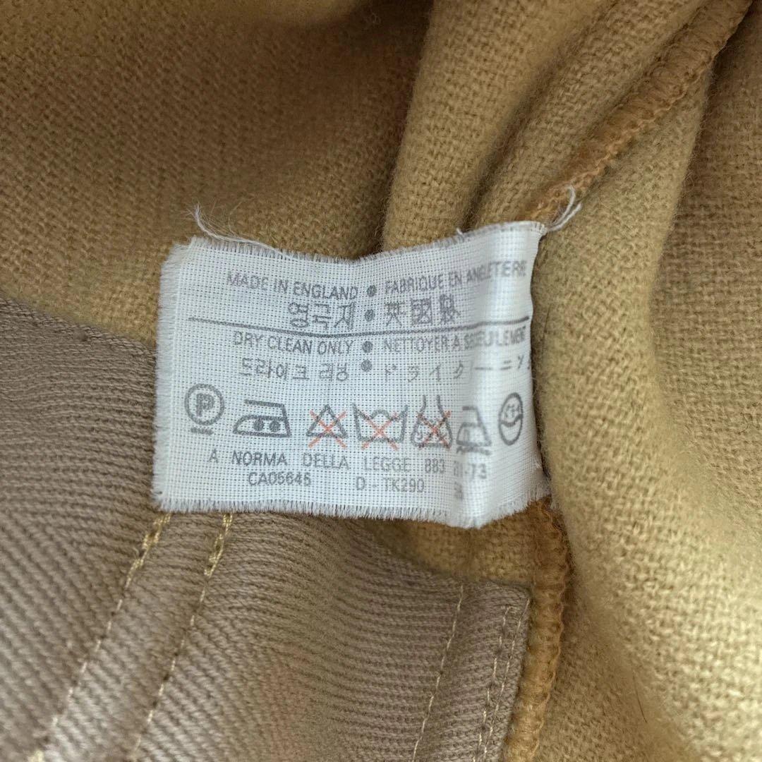 グローバーオール ダッフルコート イエロー ヘリンボーン　フード