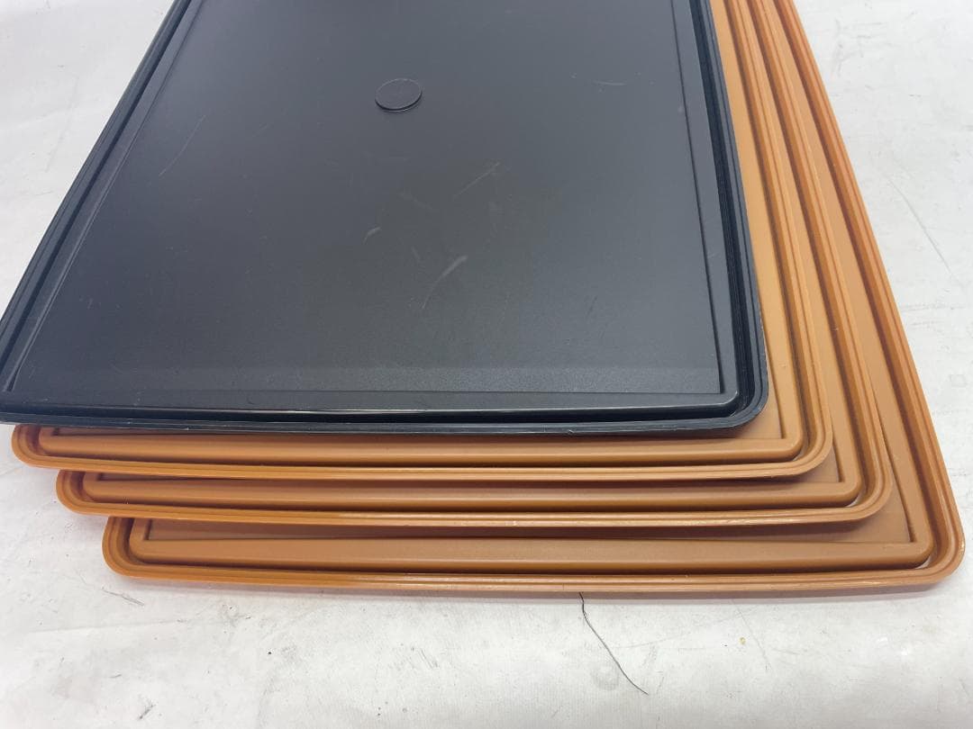 ウルトラディープ　スーパーケース　タッパーウェア　茶3黒1 06c06