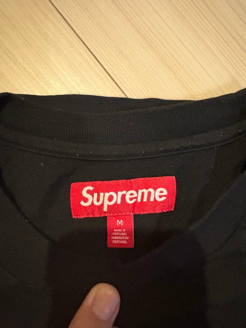 Supreme Small Box L/S Tee Mブラック