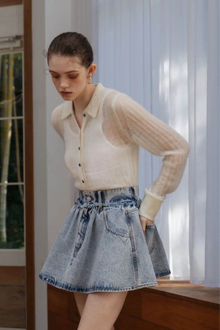 スカート THETOE Olympia Denim Skirt