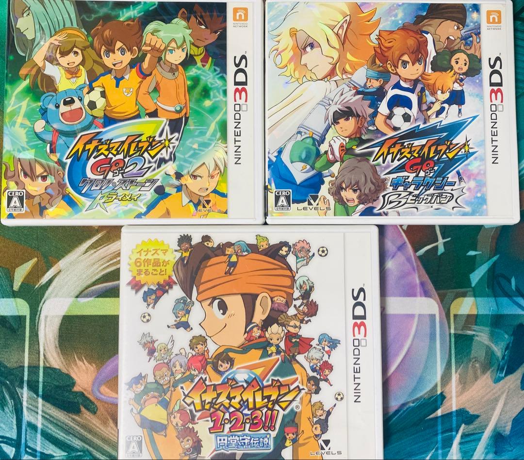 イナズマイレブン 3dsソフト 3個 まとめ売り