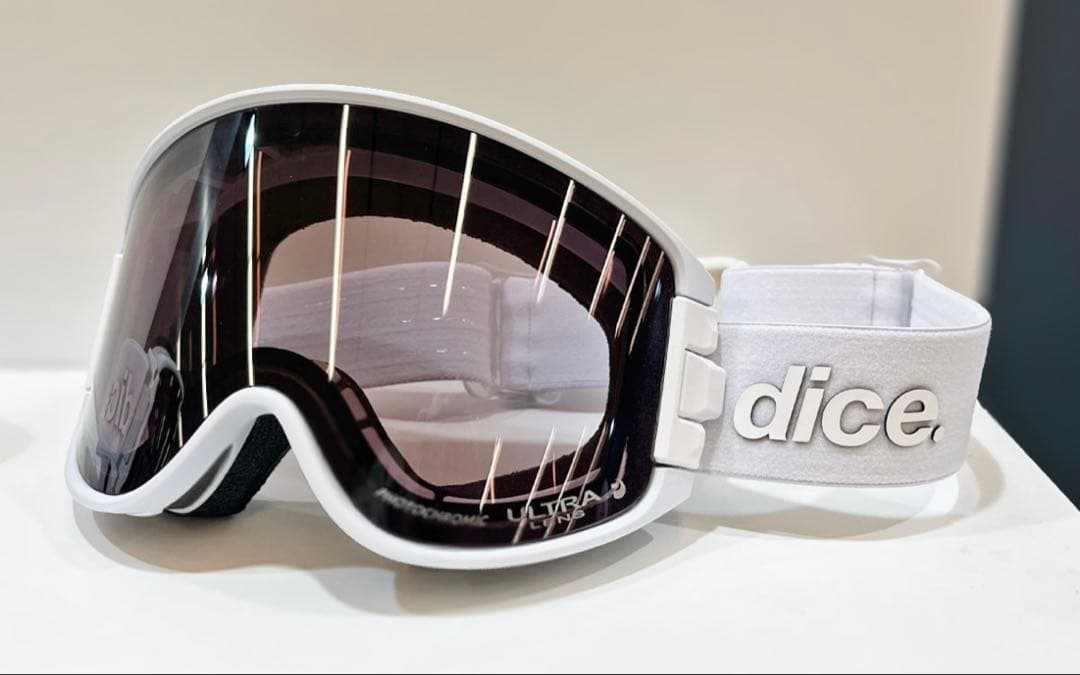 DICEダイス グッドマン スノーボードゴーグル ホワイトアウト 限定品