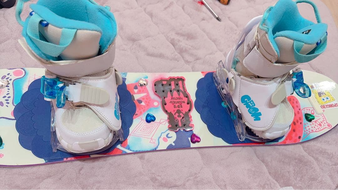 ボンスケ　Burton Grom スノーボード バインディング付き