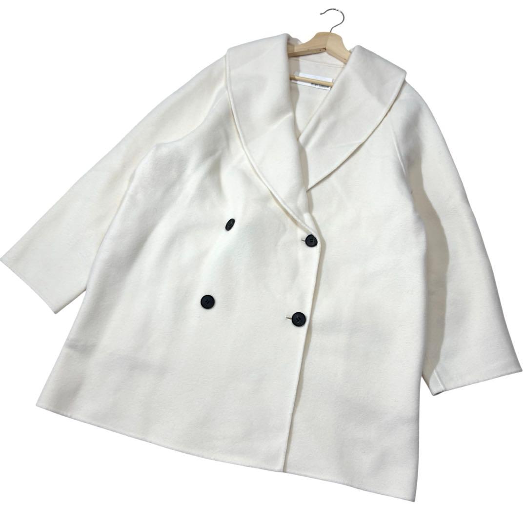 Whim Gazette(ウィム ガゼット)リバーミドルコート ウール カシミヤ