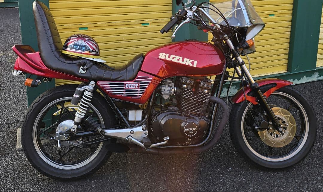 GSX400E 　gsx250E　ゴキザリ蓮切りマフラー　2月1日までの値段！