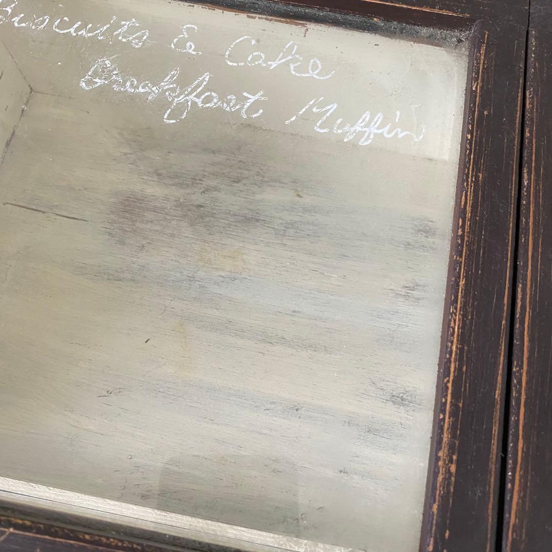 値下げ!フランスアンティーク　ガラスケース　アクセサリーケース　店舗什器