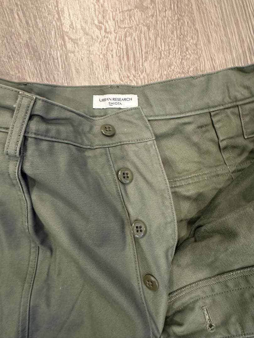 バックサテンUTILITY TROUSERS by SHIOTA