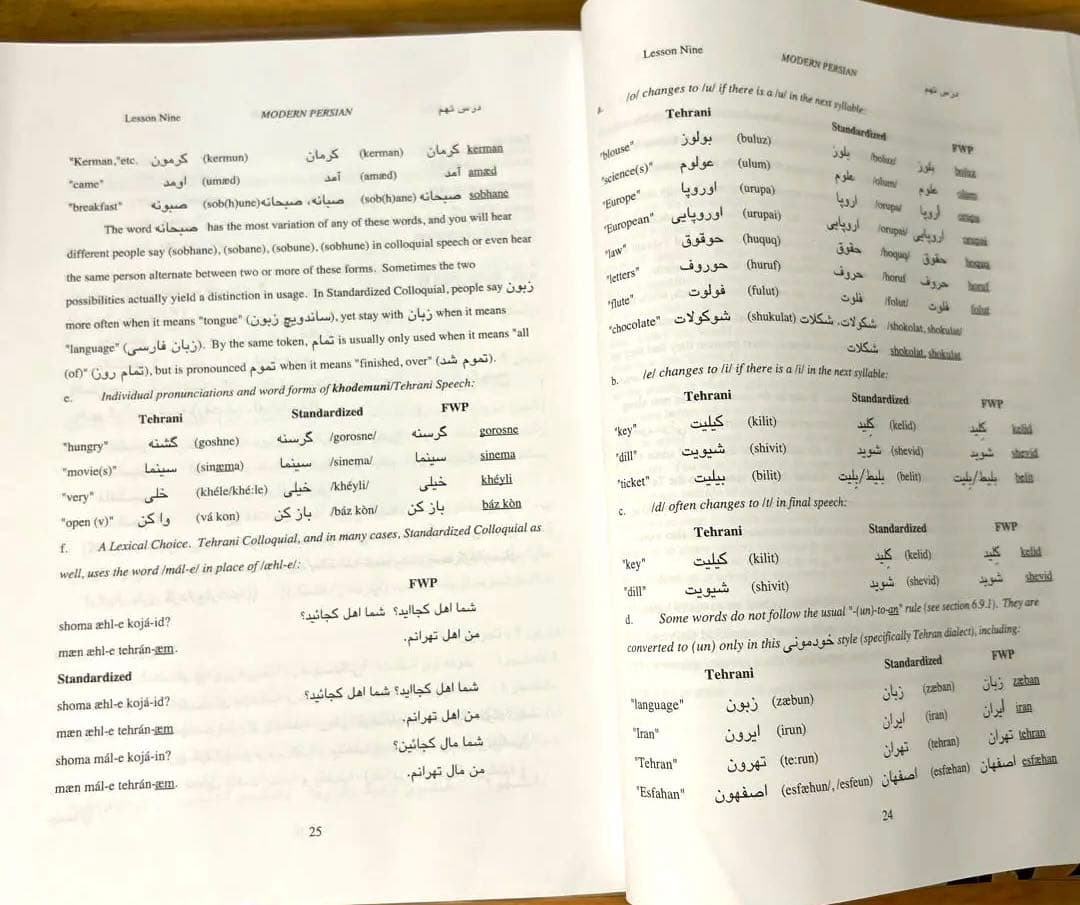 新品Modern Persian spoken and written V.2