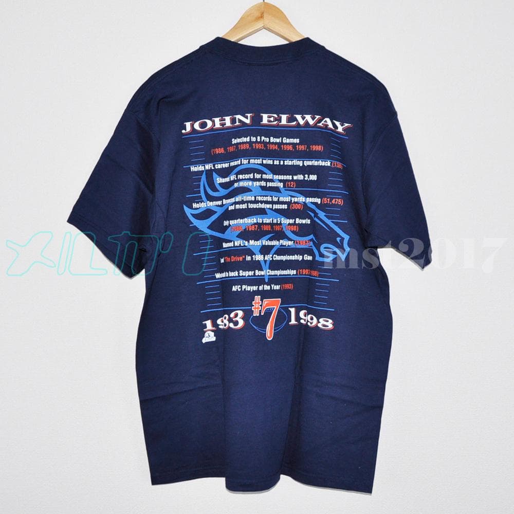 【ヴィンテージ 古着】NFL PP ジョンエルウェイ Tシャツ 引退