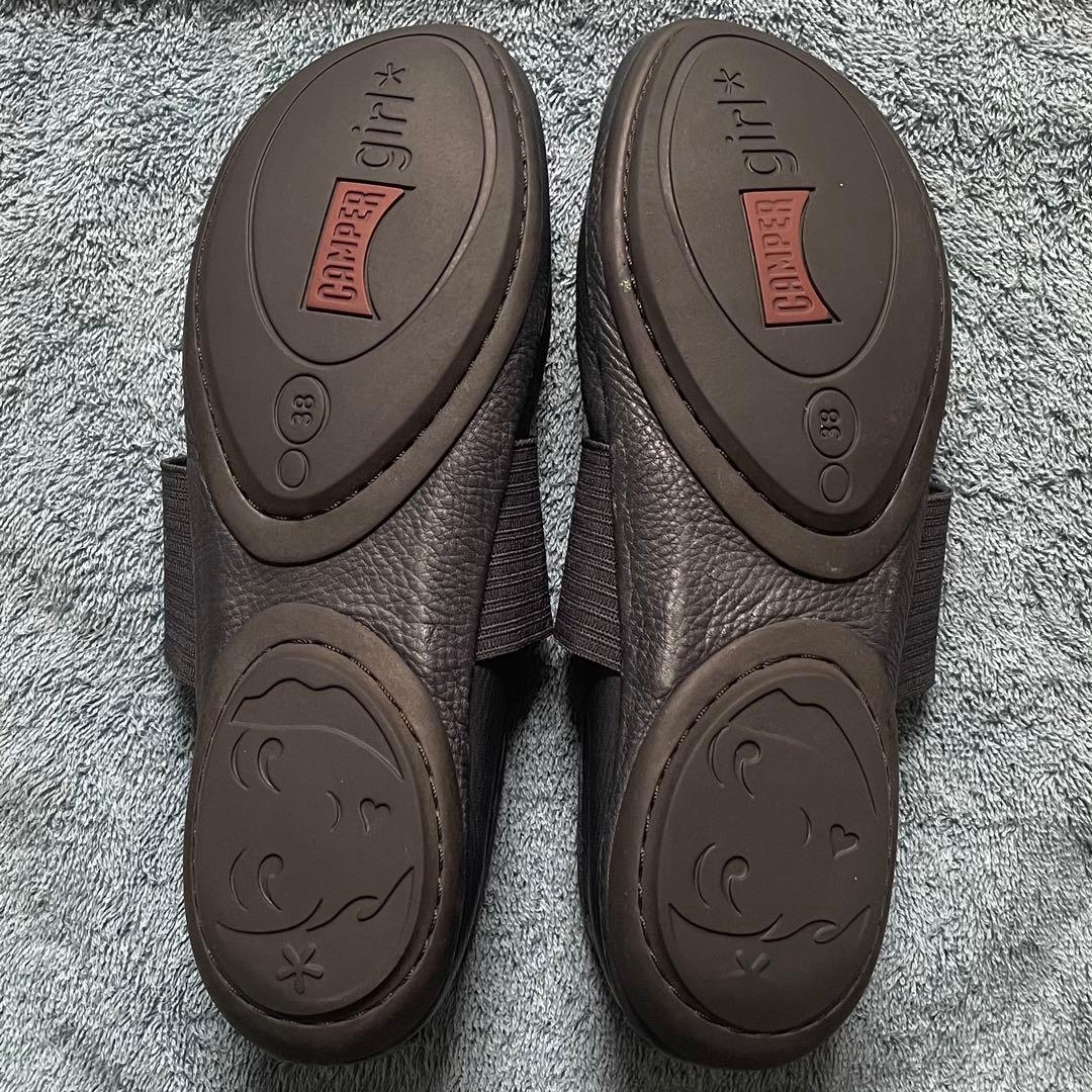 CAMPER Right Nina フラットシューズ ネイビー 38