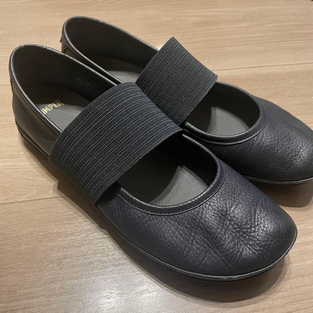 CAMPER Right Nina フラットシューズ ネイビー 38