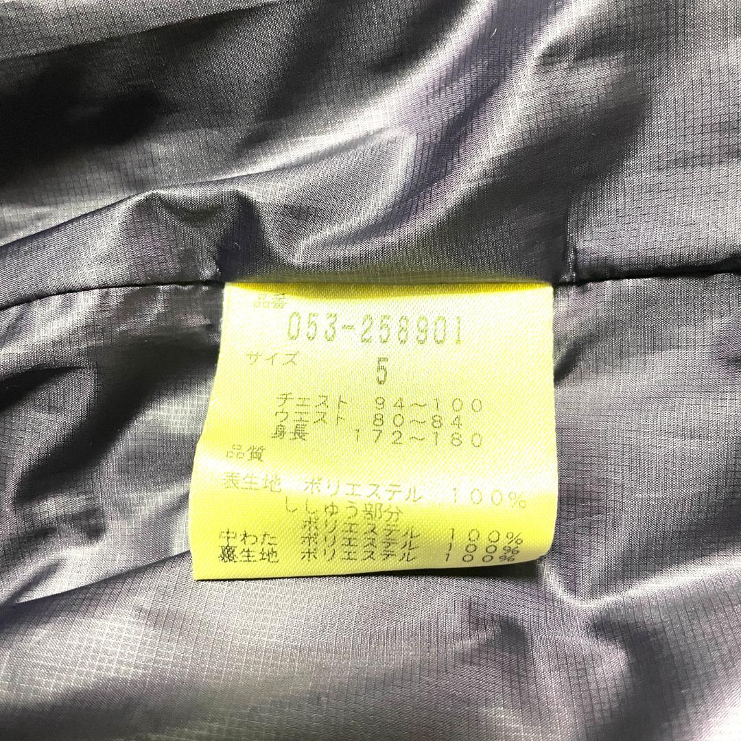 【フォロー割】 美品 パーリーゲイツ 中綿ベスト サイズ5 肉厚 パープル