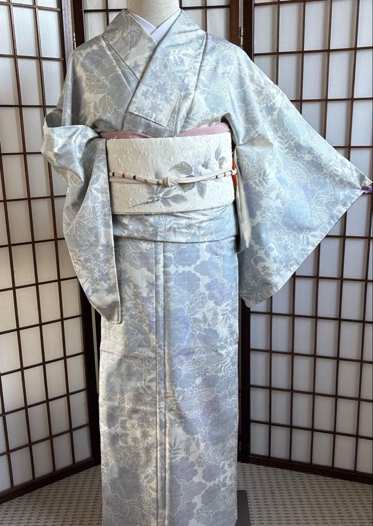 本場白大島　花模様　カタス式　9マルキ