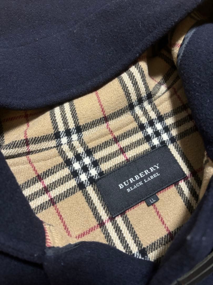 バーバリーブラックレーベル　ダッフルコート　ノバチェック　美品