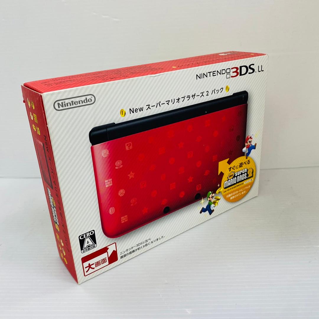 ★未使用★極美品ニンテンドー3DS LLNewスーパーマリオブラザーズ2パック訳