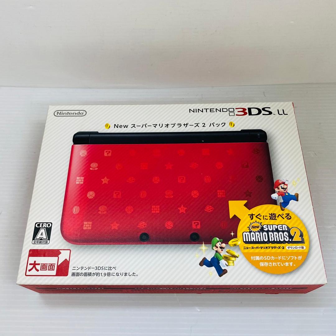 ★未使用★極美品ニンテンドー3DS LLNewスーパーマリオブラザーズ2パック訳