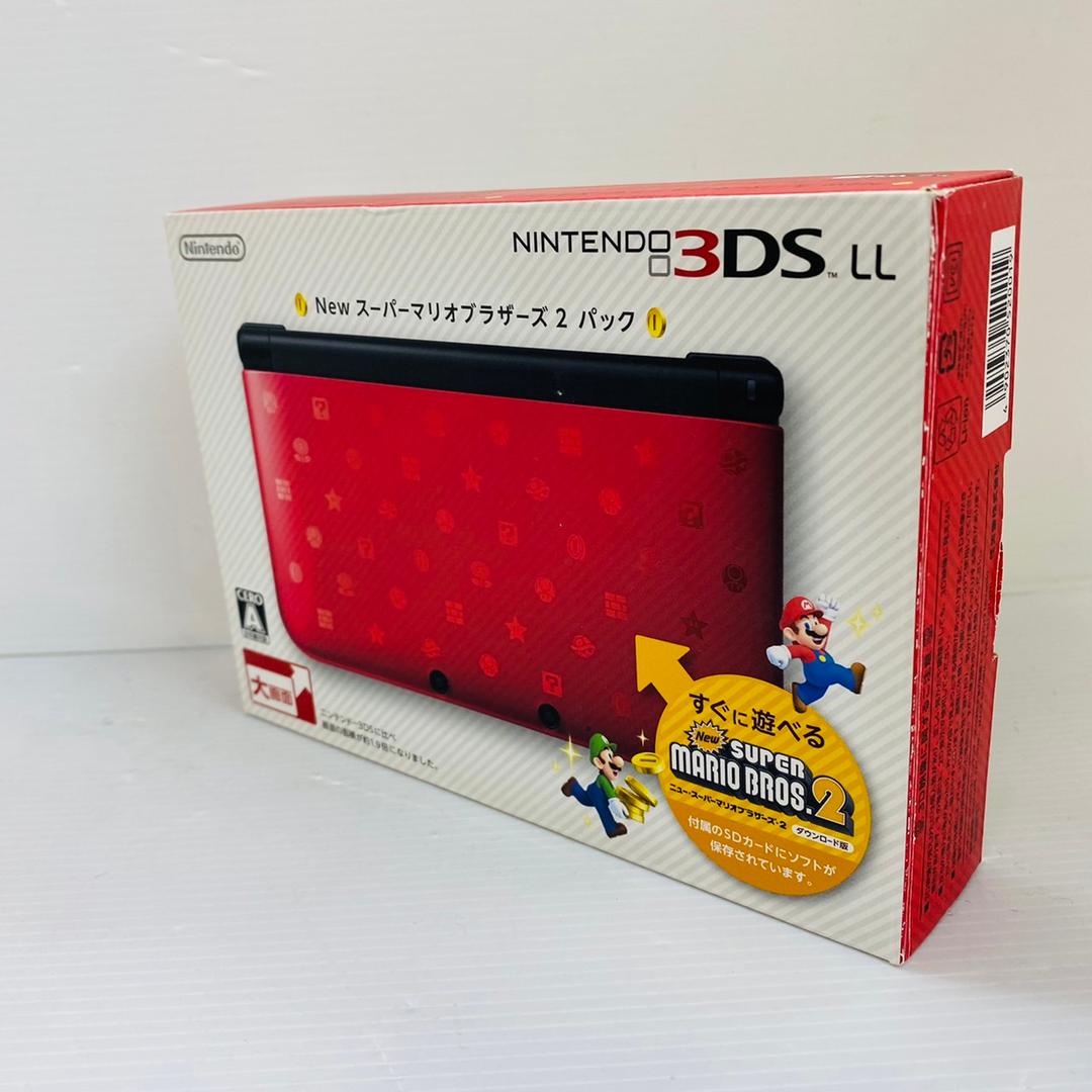 ★未使用★極美品ニンテンドー3DS LLNewスーパーマリオブラザーズ2パック訳