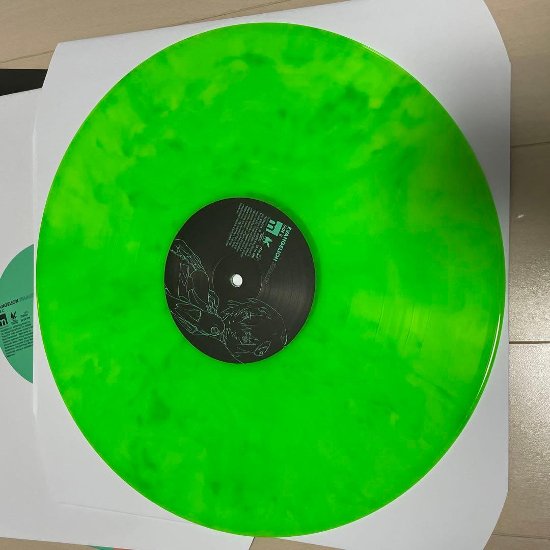 初号機カラー アナログ 2LP レコード エヴァンゲリオン