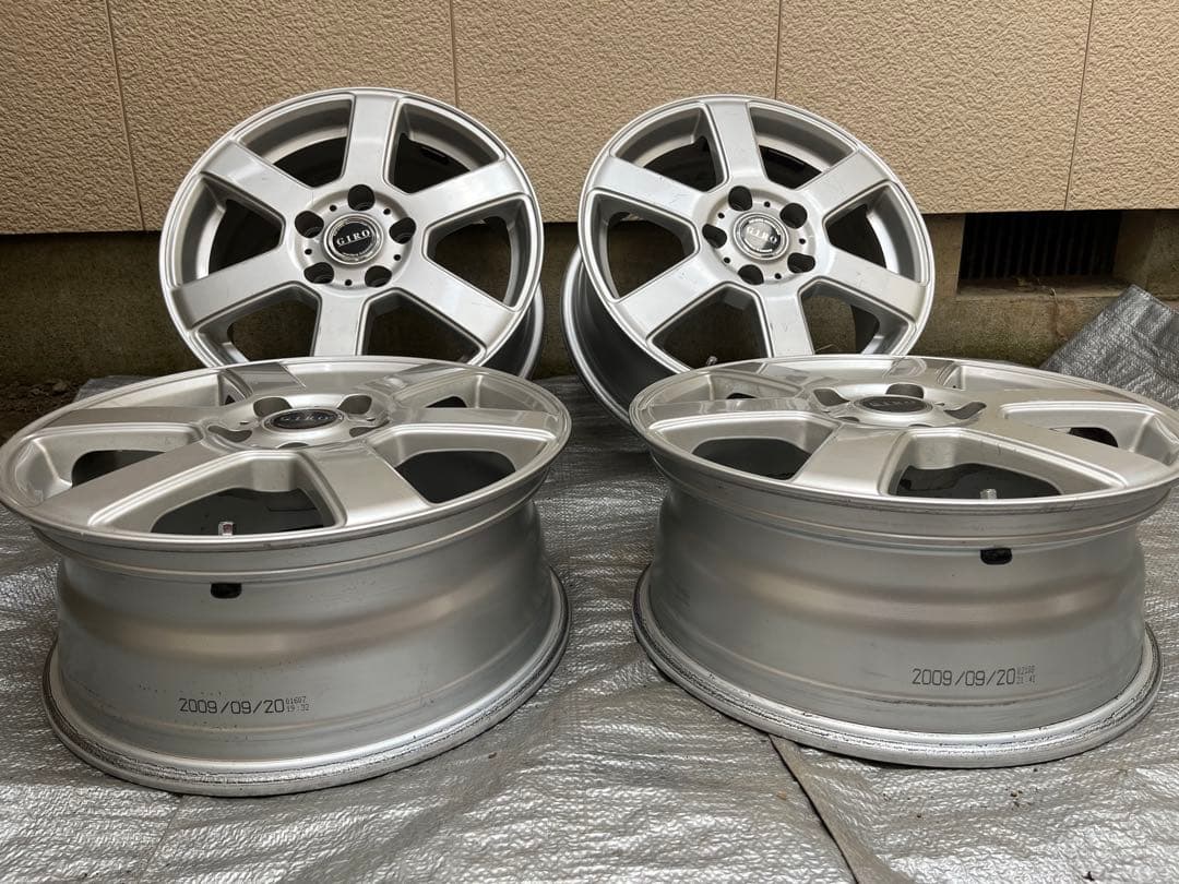 BRIDGESTONE GIRO 6.5J16 5/114 +48 アルミ4本