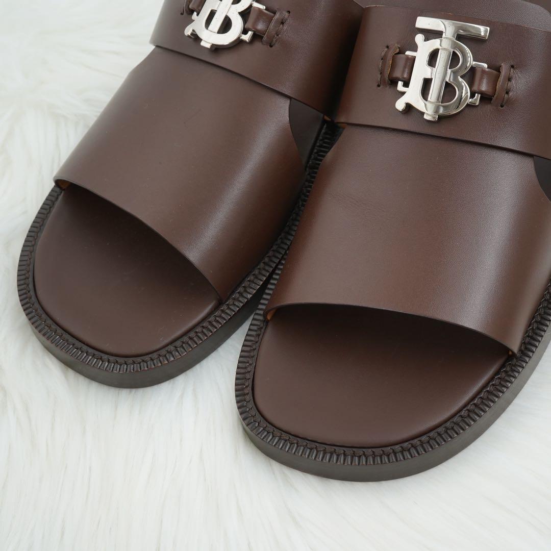 新品未使用品　BURBERRY LONDON サンダル　TBモノグラム　ブラウン