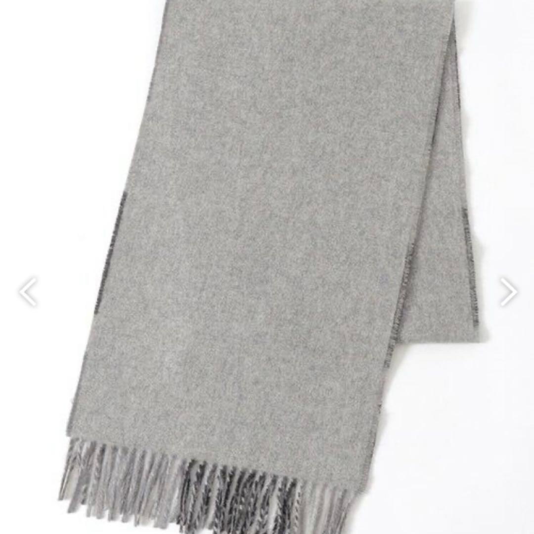 BLACK LABEL チェック柄マフラー グレー/ブラック