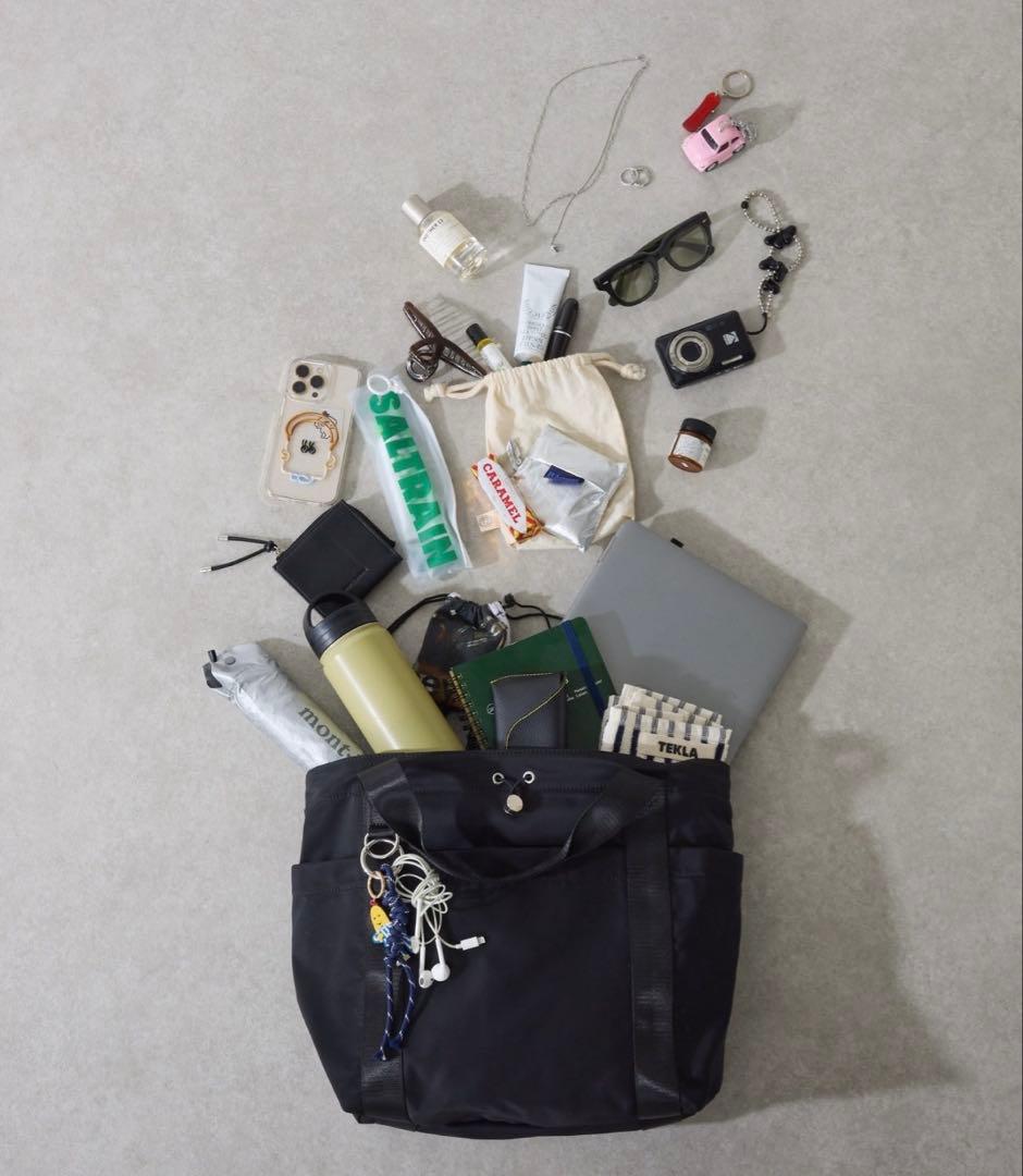 新品同様美品一部未開封✨papillonner撥水10ポケットトートバッグ強撥水