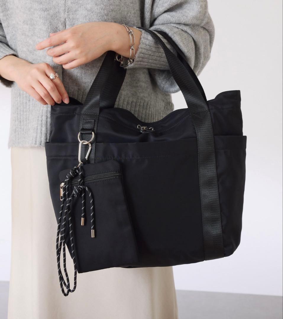 新品同様美品一部未開封✨papillonner撥水10ポケットトートバッグ強撥水