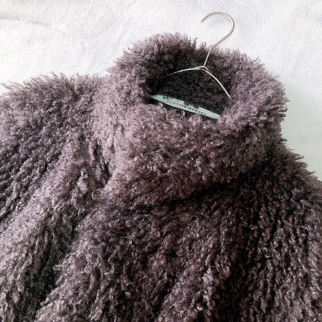 コグザビッグスモーク KRISTEN VEST ファーベスト グレー NOBLE