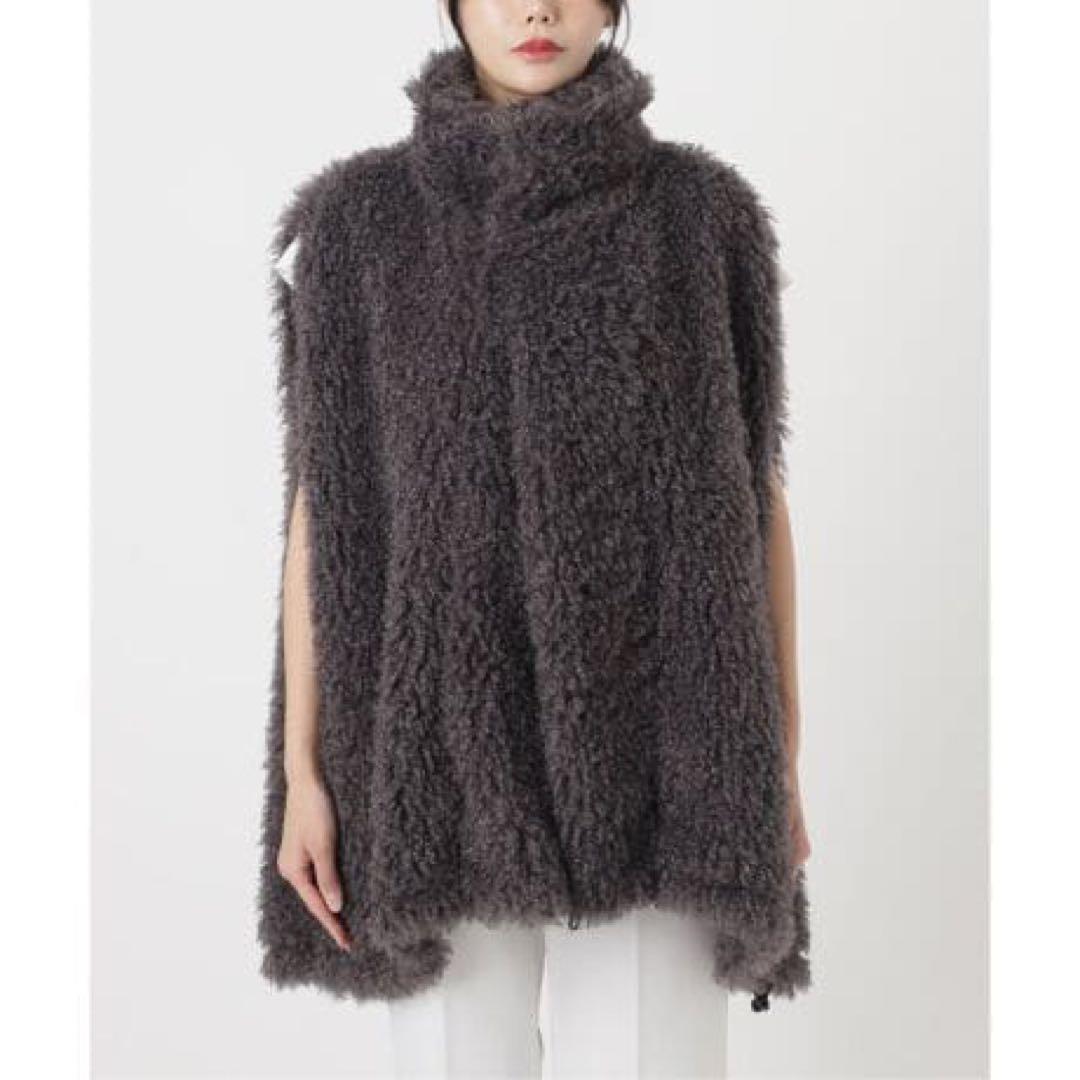 コグザビッグスモーク KRISTEN VEST ファーベスト グレー NOBLE