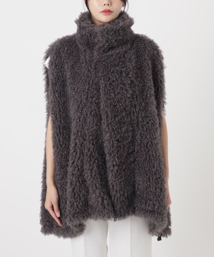 コグザビッグスモーク KRISTEN VEST ファーベスト グレー NOBLE