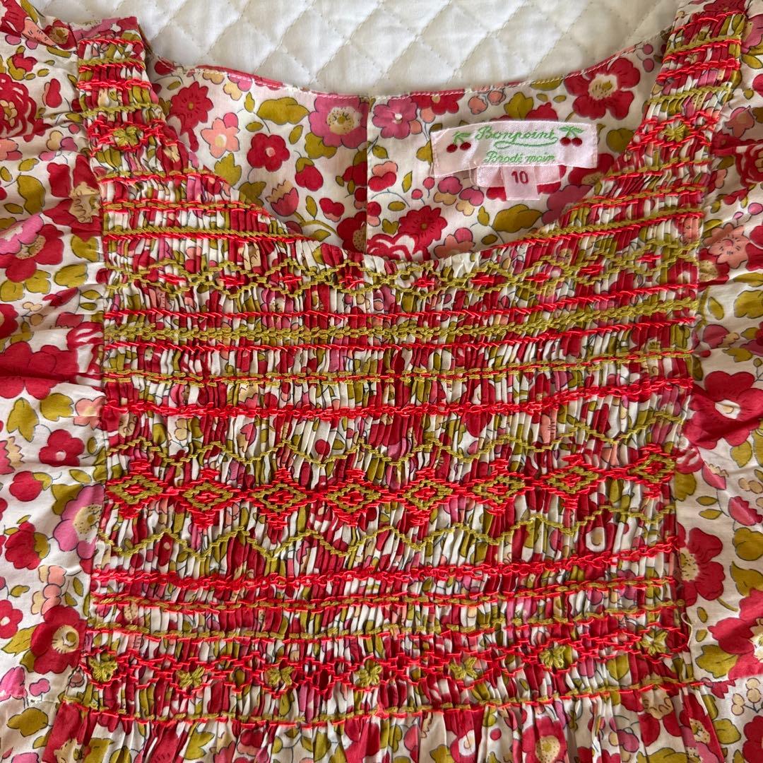 ボンポワン　リバティワンピース　10A