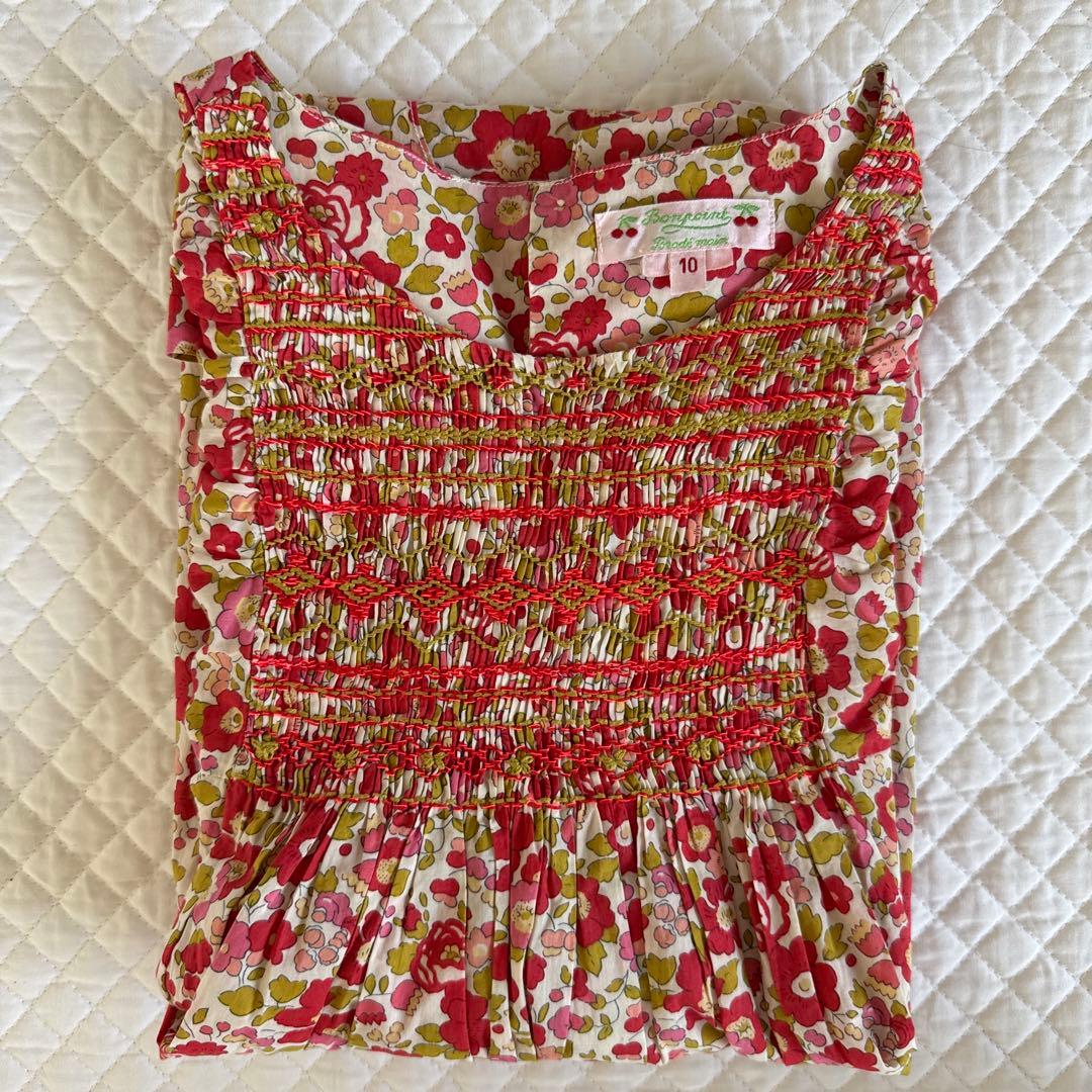 ボンポワン　リバティワンピース　10A