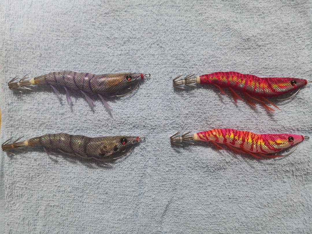 エギング DUEL パタパタ エギ 3.5号 19個セット ケース付き