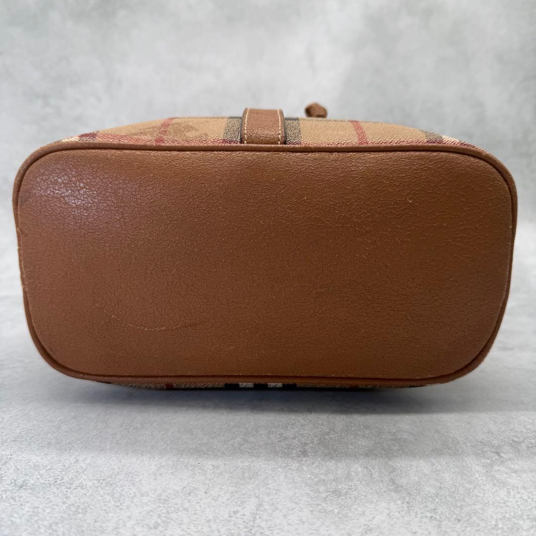 BURBERRYS バーバリー ショルダーバッグ ノバチェック 巾着型 斜め掛け