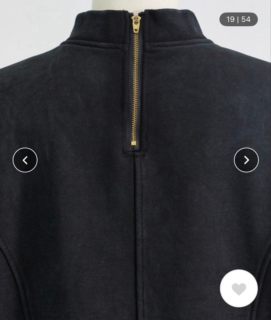 トップス tanakadaisuke cufft belted pullover BLK