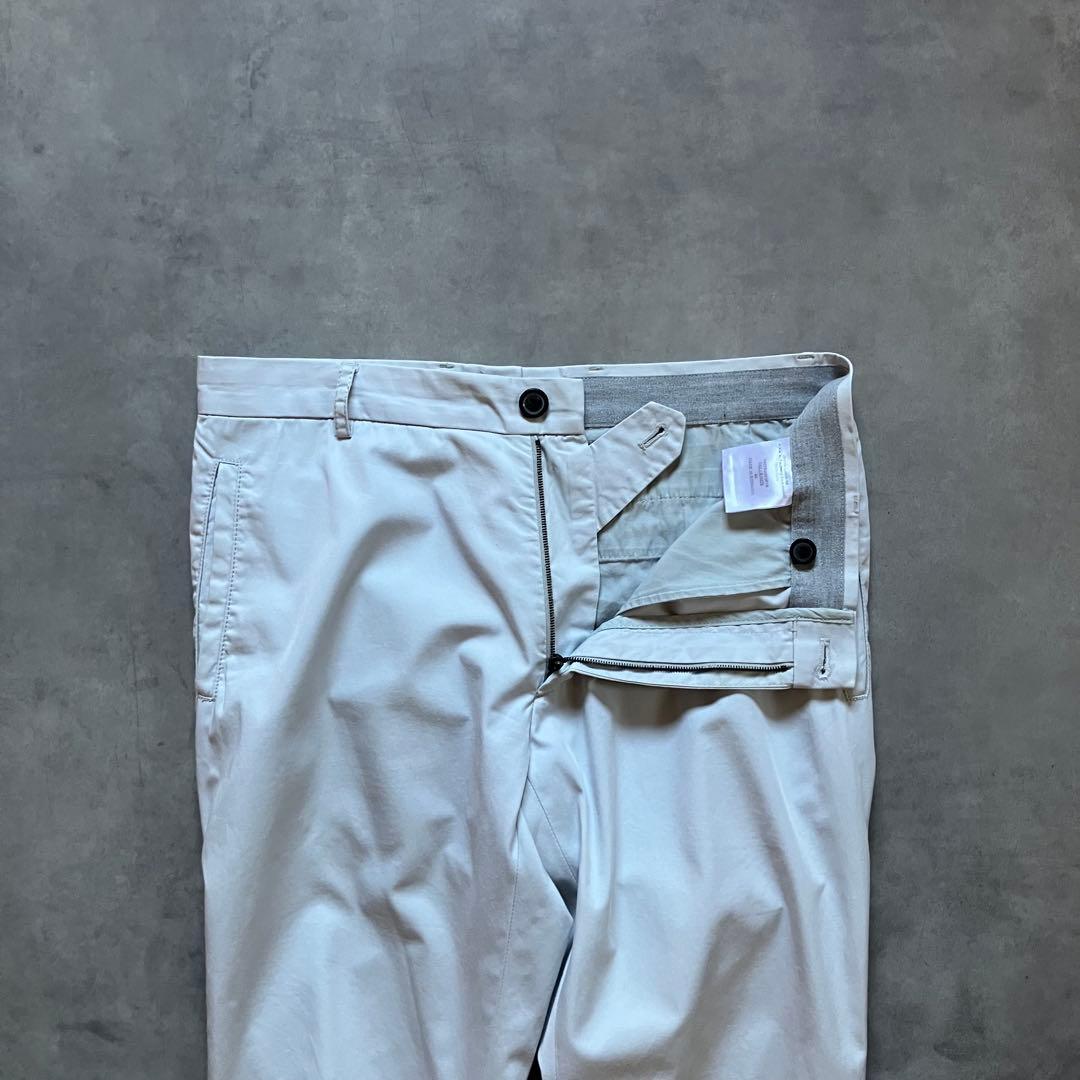 パンツ 00s archive LANVIN 3D tech white pants
