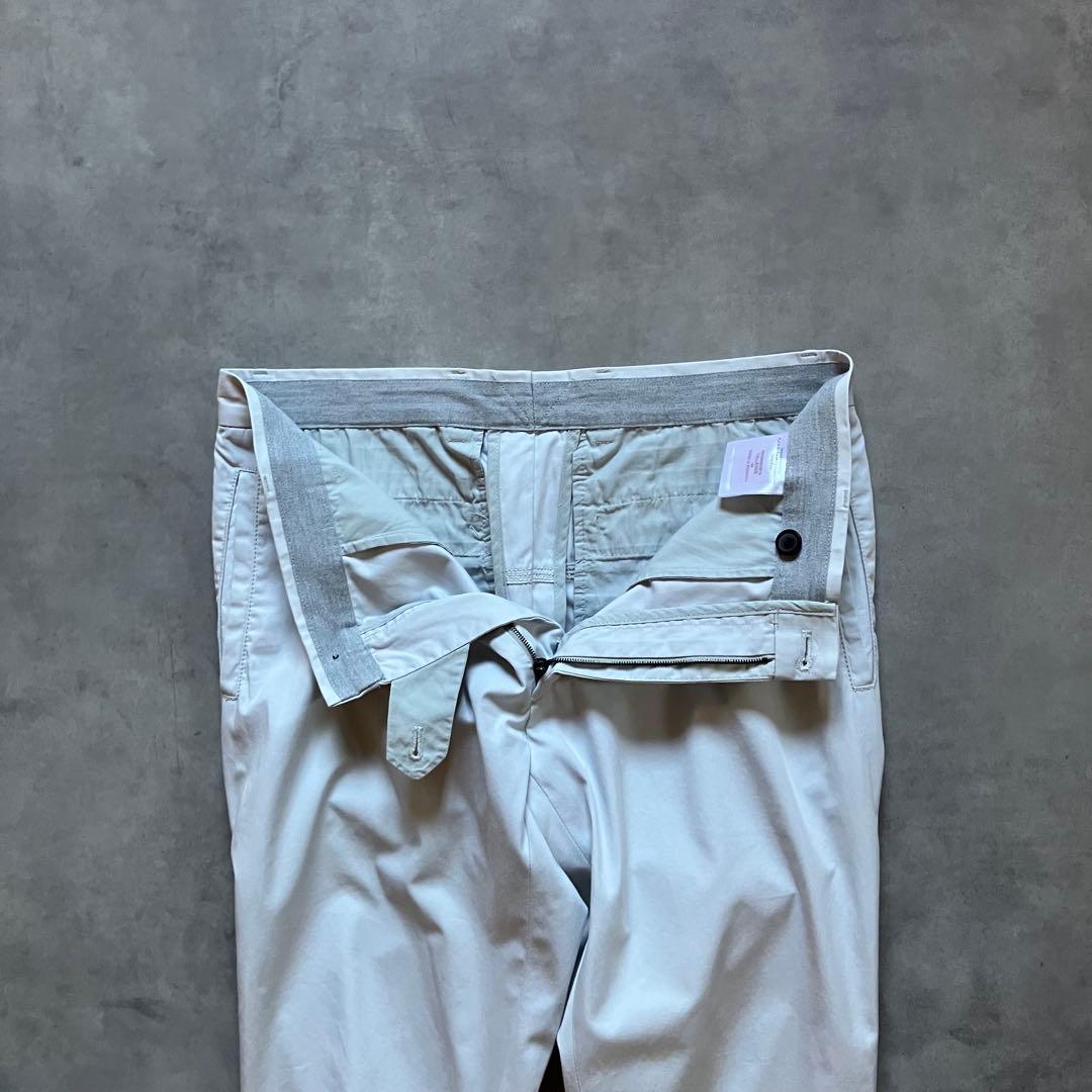 パンツ 00s archive LANVIN 3D tech white pants