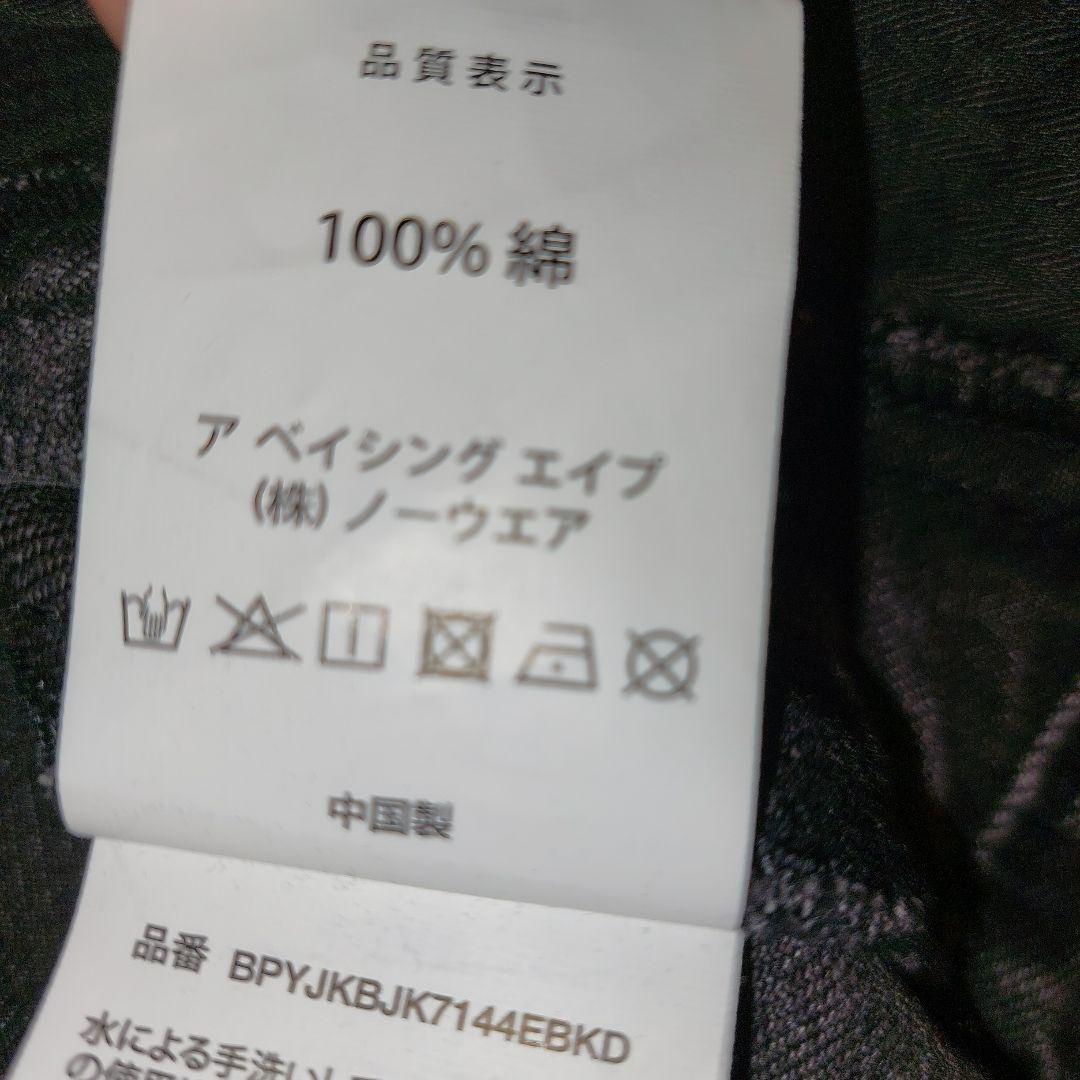 美品 BAPY BY A BATHING APE ブラック GジャンXS