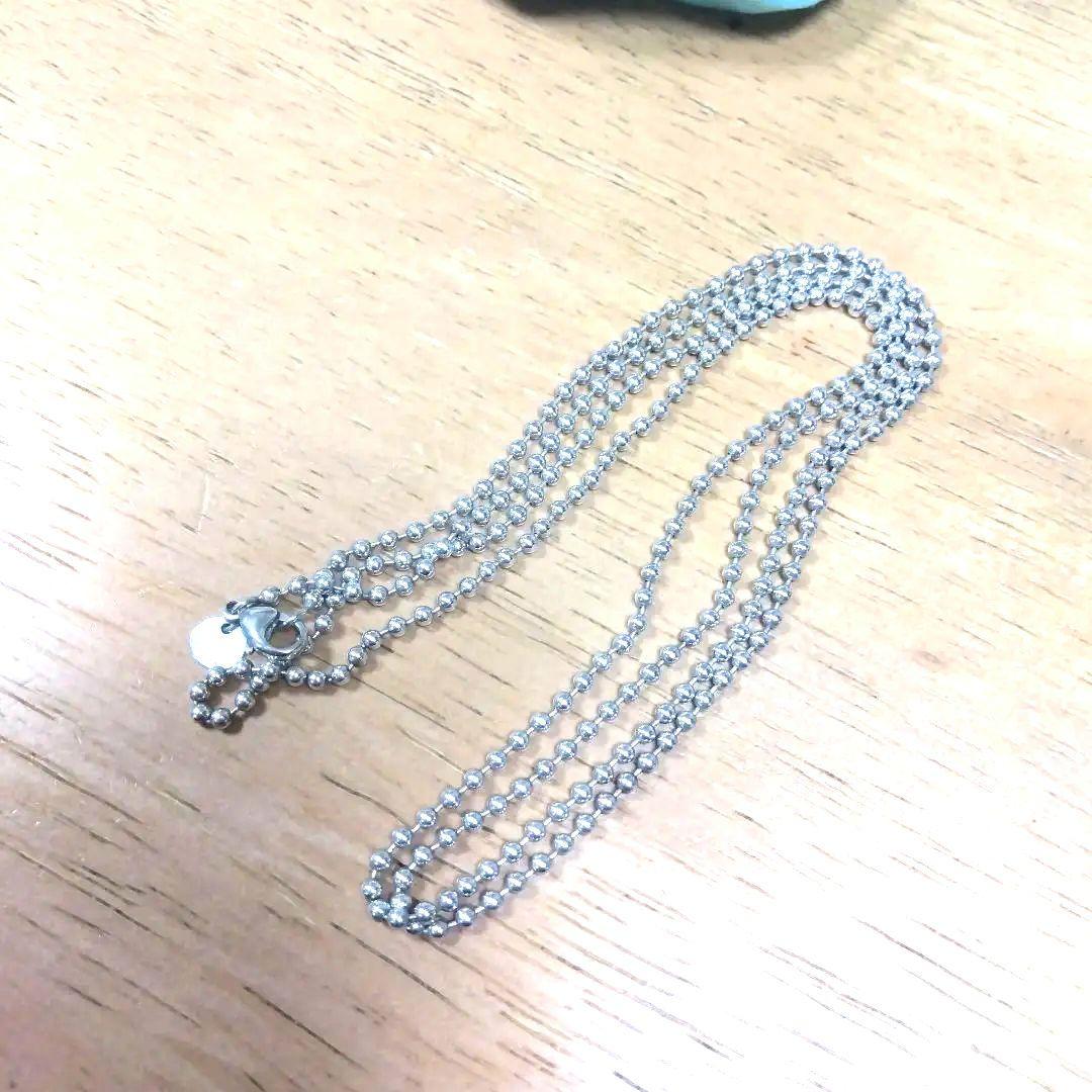 ティファニーボールチェーン84センチ