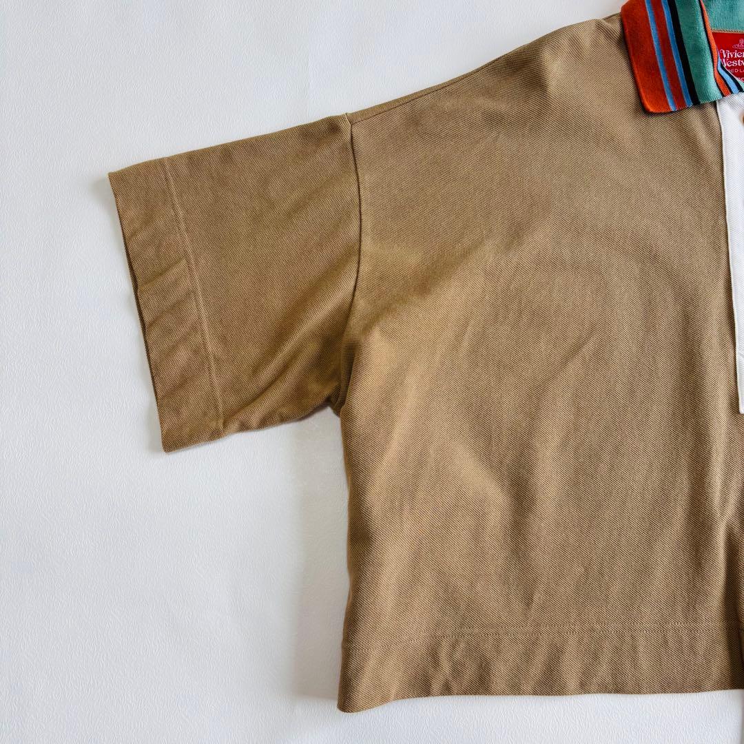 【美品】ヴィヴィアンウエストウッドレッドレーベル　半袖ポロシャツ　オーブ刺繍