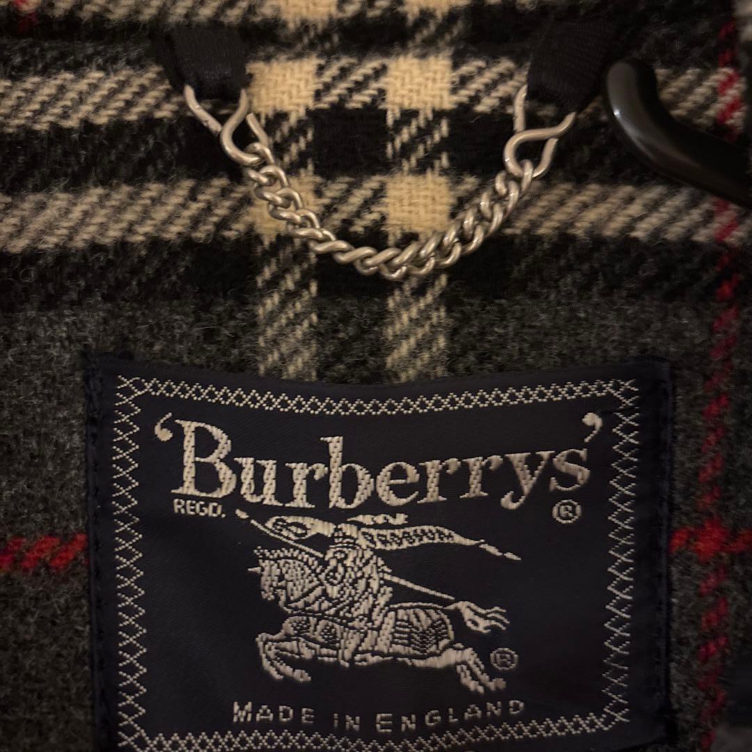 BURBERRY バーバリー ダッフルコート ウール グレー