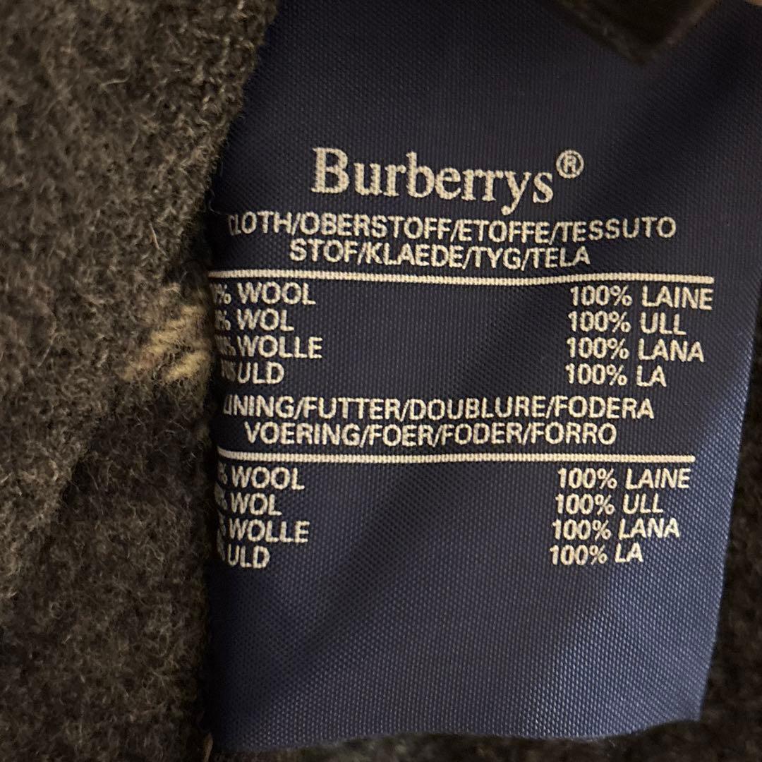 BURBERRY バーバリー ダッフルコート ウール グレー