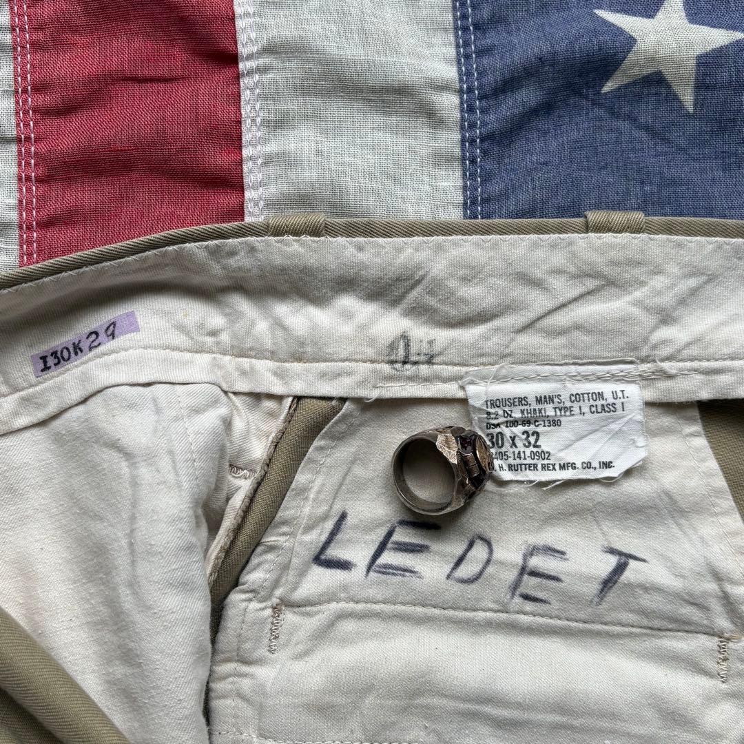 60s u.s.army アーミーチノ トラウザー コットン ミリタリー